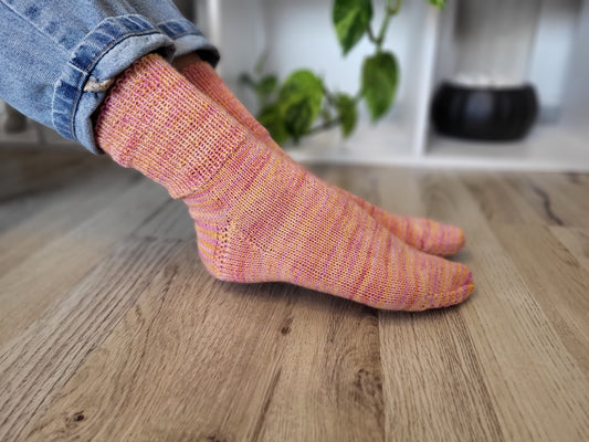 Handgestrickte Socken Größe 38/39