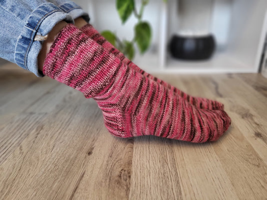 Handgestrickte Socken Größe 38/39