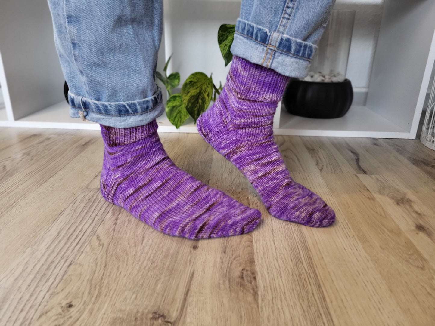 Handgestrickte Socken Größe 38/39