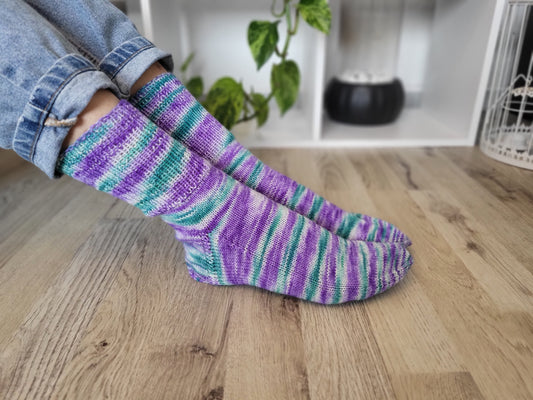 Handgestrickte Socken Größe 41/42