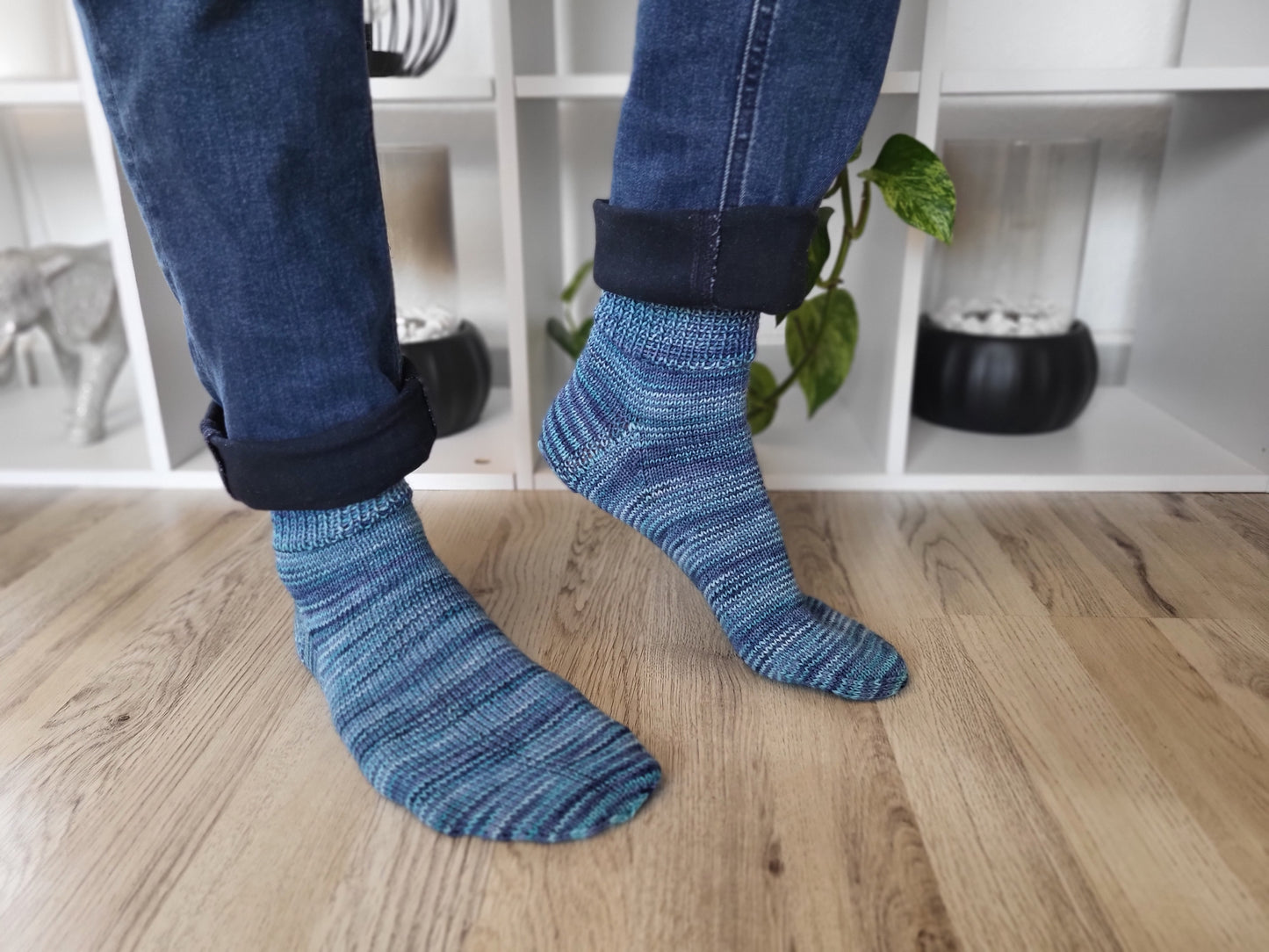 Handgestrickte Socken Größe 41/42