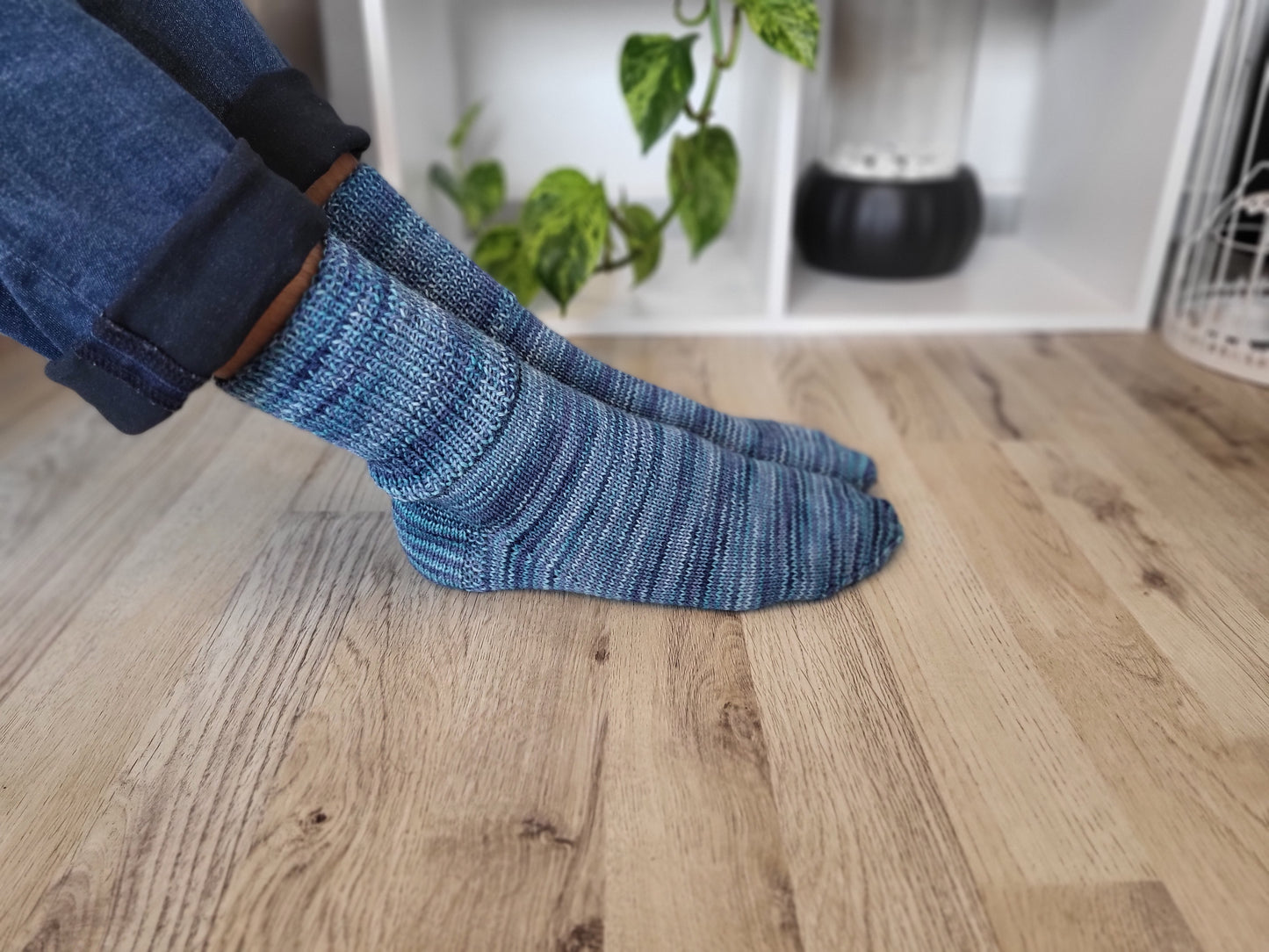 Handgestrickte Socken Größe 41/42