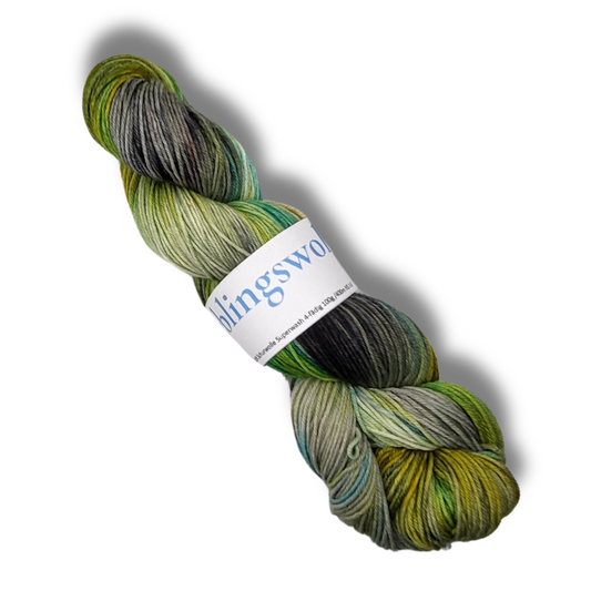 100% Merino handgefärbte Sockenwolle