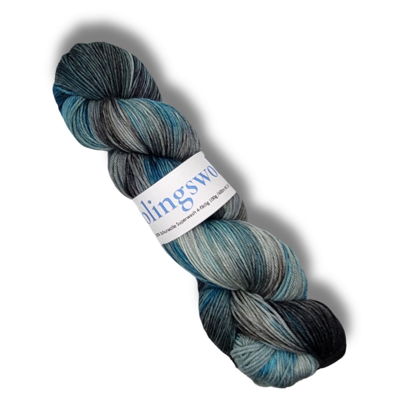 100% Merino handgefärbte Sockenwolle