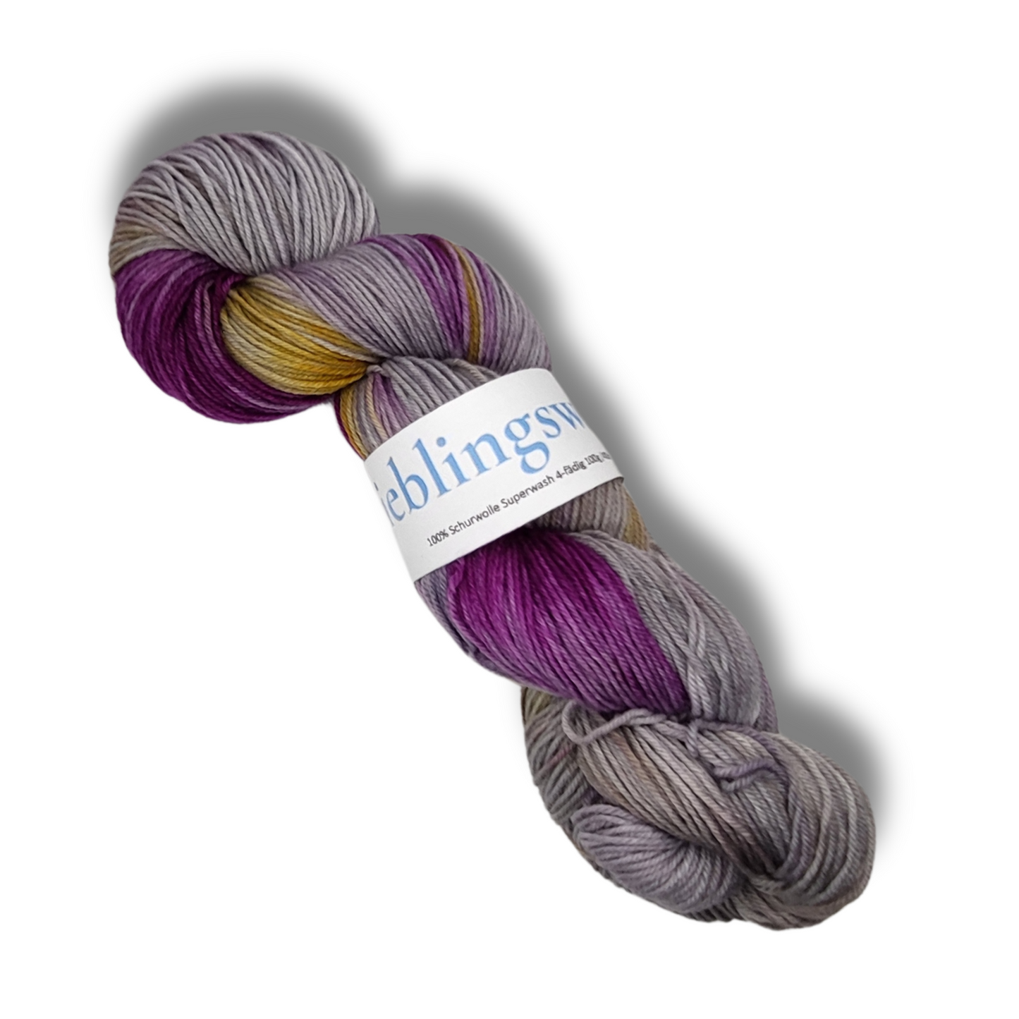 100% Merino handgefärbte Sockenwolle